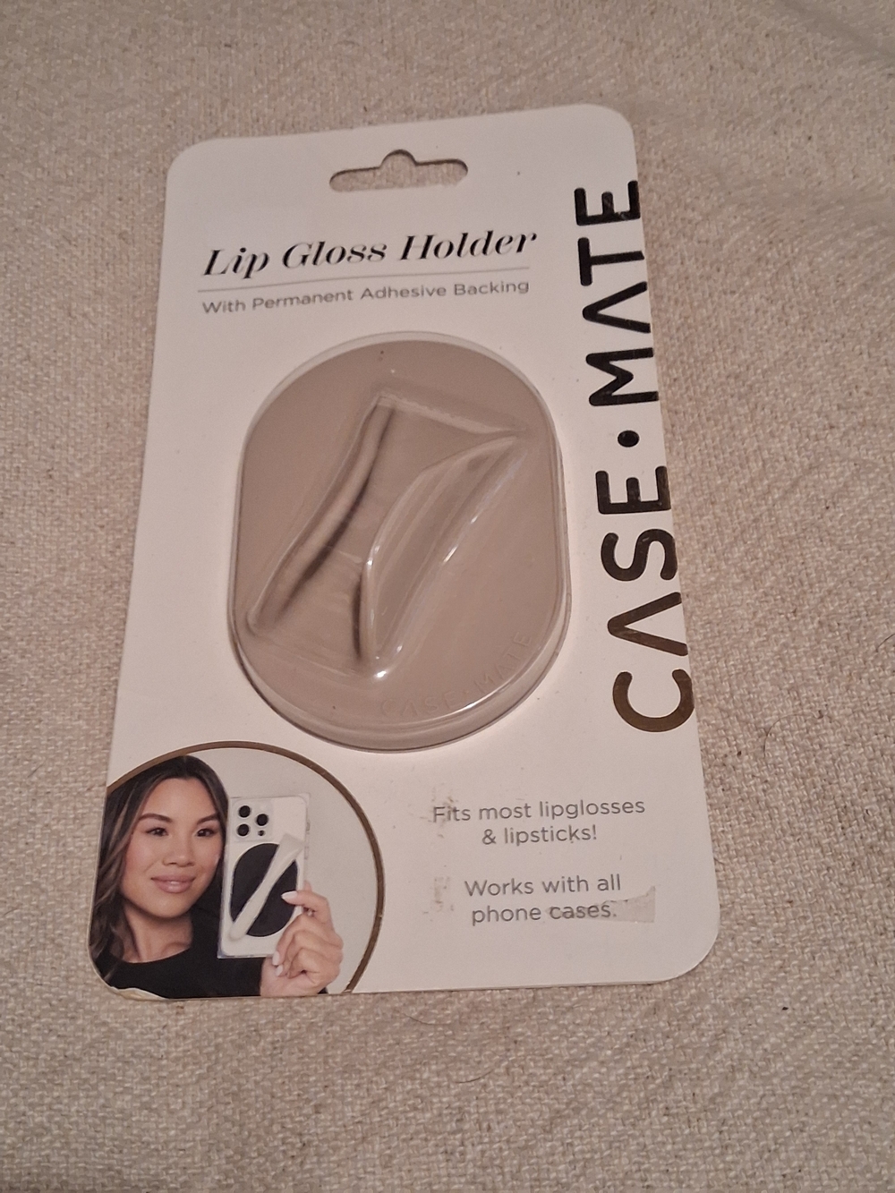case-mate Taupe Lip Gloss Holder Stick-On